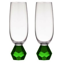 Emerald Zhara 180ml Champagne Glasses (Set of 2)